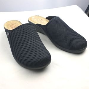 FlyFlot mesh mules antishock comfort slip-on wedge anatomical lightweight clogs